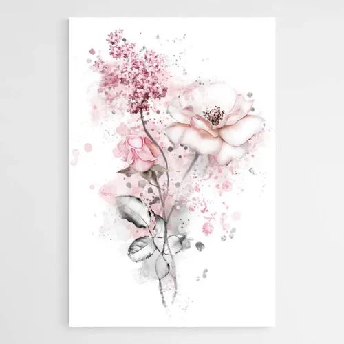 Tableau Scandinave Rose