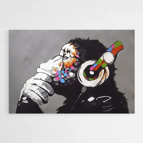 Tableau Singe Banksy