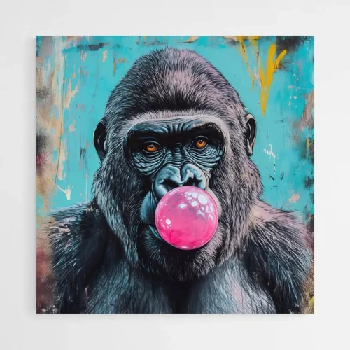 Tableau Singe Chewing Gum