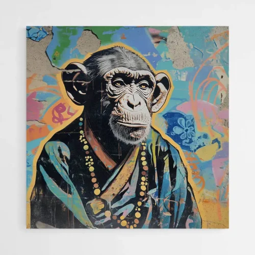 Tableau Singe Couleur