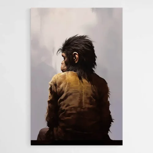 Tableau Singe De Dos