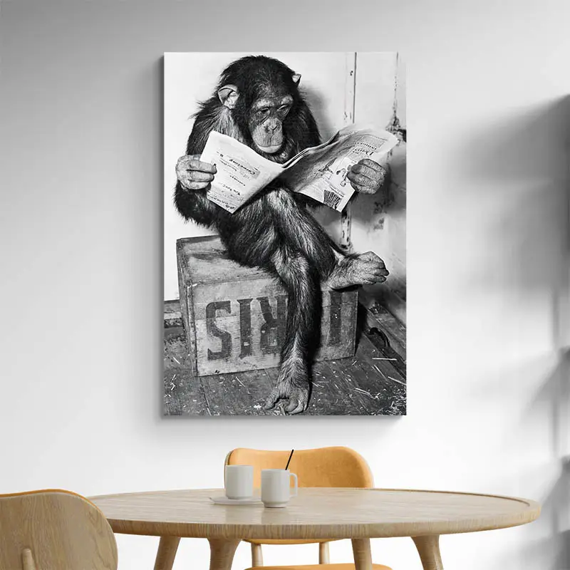 Tableau Singe Drôle