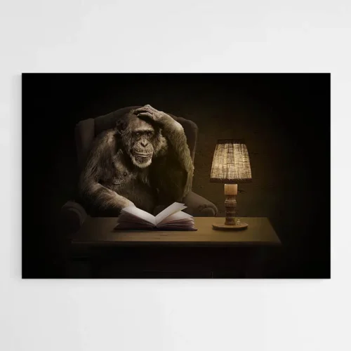 Tableau Singe Penseur