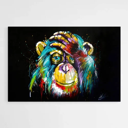 Tableau Singe Pop Art