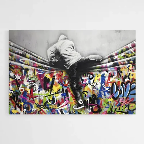 Tableau Street Art Mur Graffitis