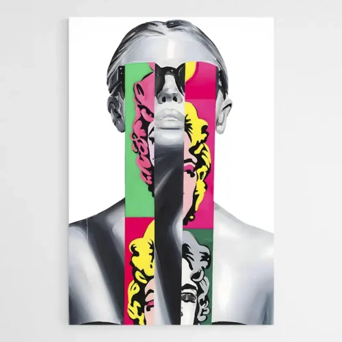 Tableau Street Art Andy Warhol