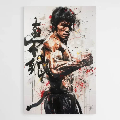 Tableau Street Art Bruce Lee