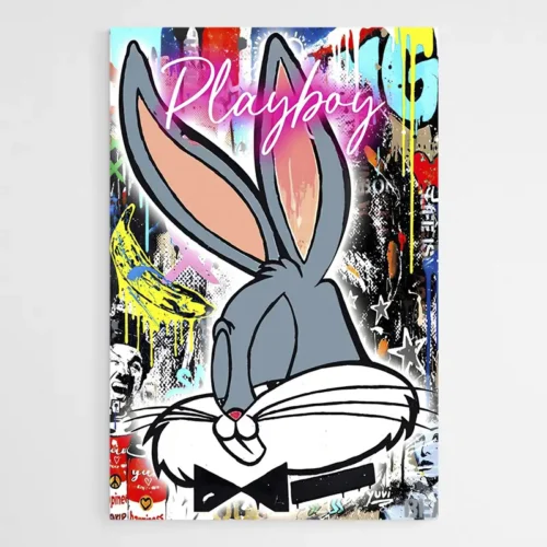 Tableau Street Art Bugs Bunny