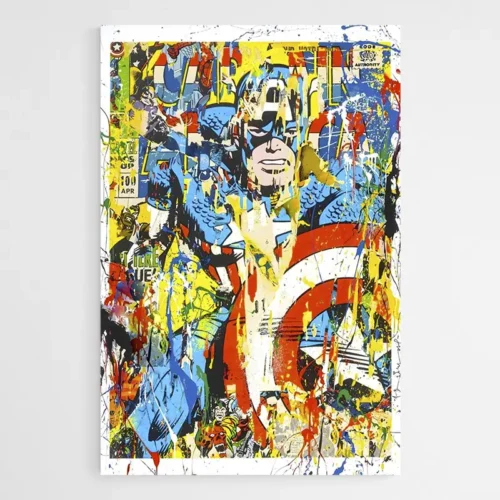 Tableau Street Art Captain America