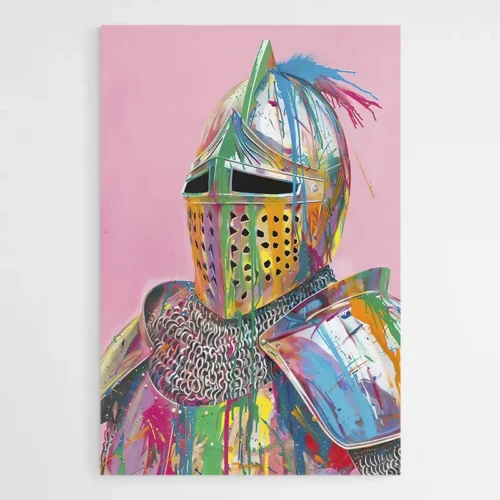 Tableau Street Art Chevalier