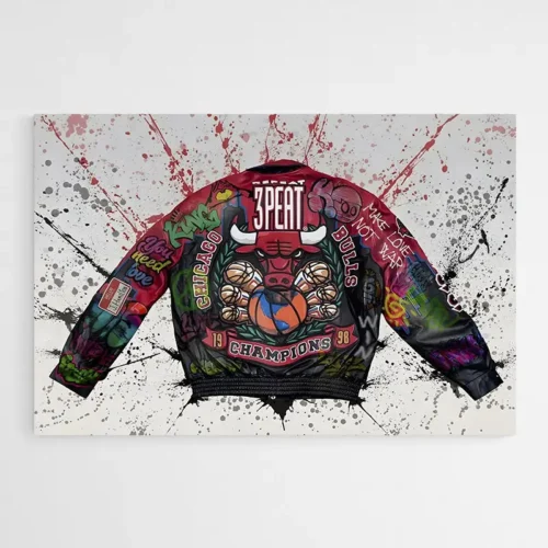 Tableau Street Art Chicago Bulls