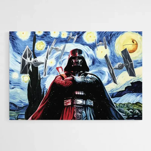 Tableau Street Art Dark Vador