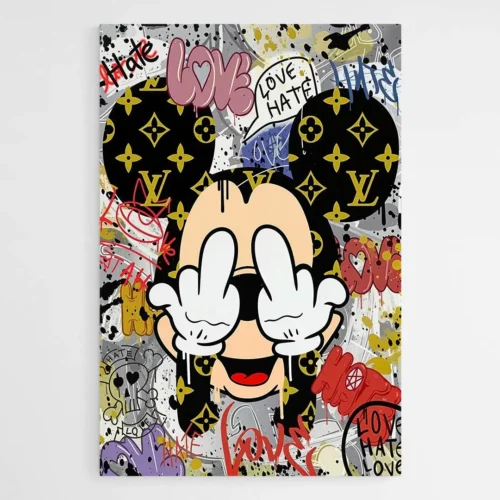 Tableau street art Disney