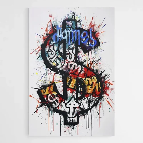 Tableau Street Art Dollar