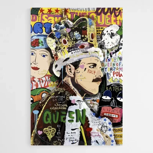 Tableau Street Art Freddie Mercury