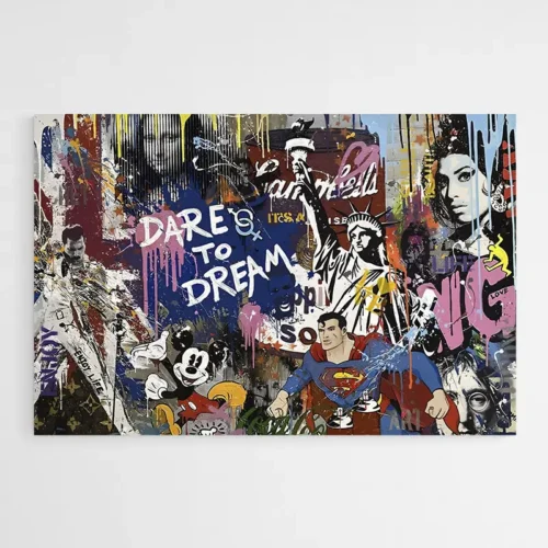 Tableau Street Art Graffitis