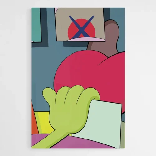Tableau Street Art Kaws