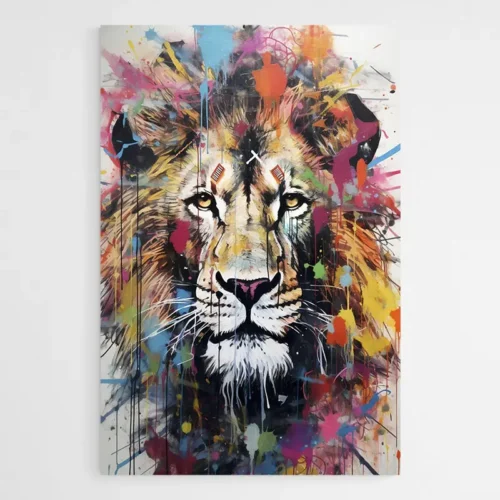 Tableau Street Art Lion