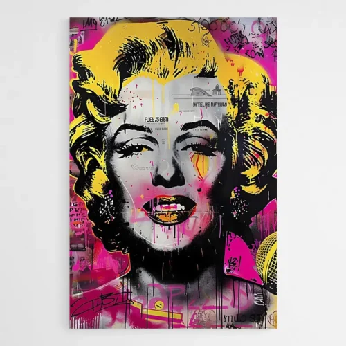 Tableau Street Art Marilyn Monroe