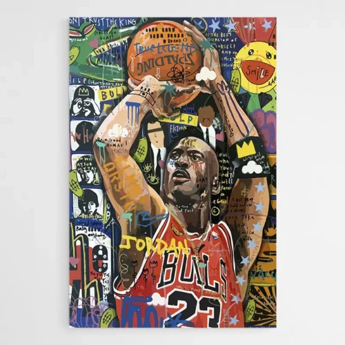 Tableau Street Art Michael Jordan