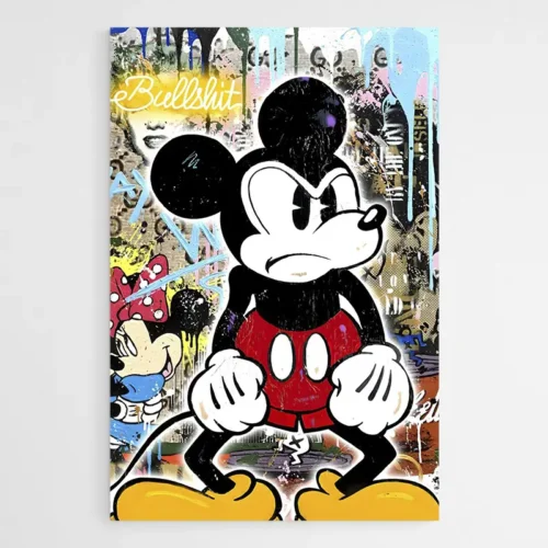 Tableau Street Art Mickey Mouse