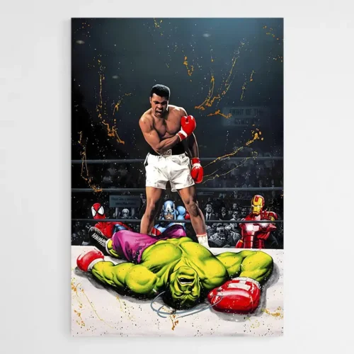 Tableau Street Art Mohamed Ali
