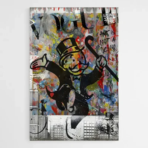 Tableau Street Art Monopoly Vogue