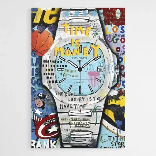 Tableau Street Art Patek Philippe