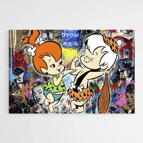 Tableau Street Art Pierrafeu