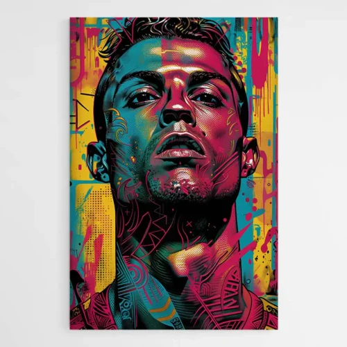 Tableau Street Art Ronaldo CR7