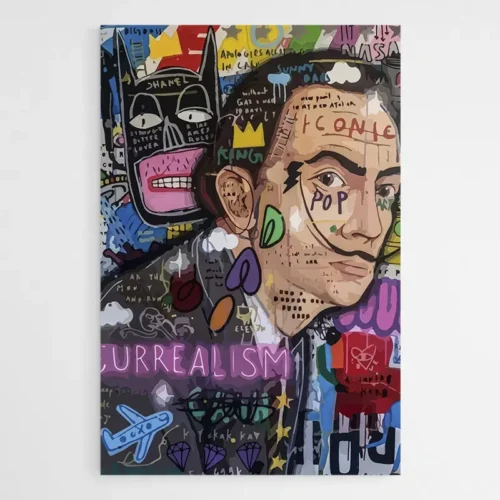 Tableau Street Art Salvador Dali