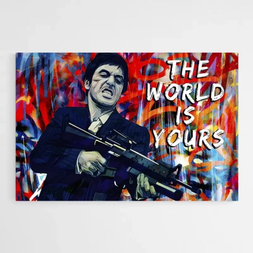 Tableau Street Art Scarface