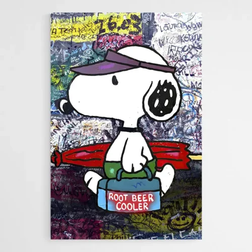 Tableau Street Art Snoopy