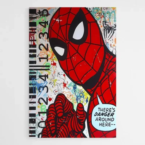 Tableau Street Art Spider Man