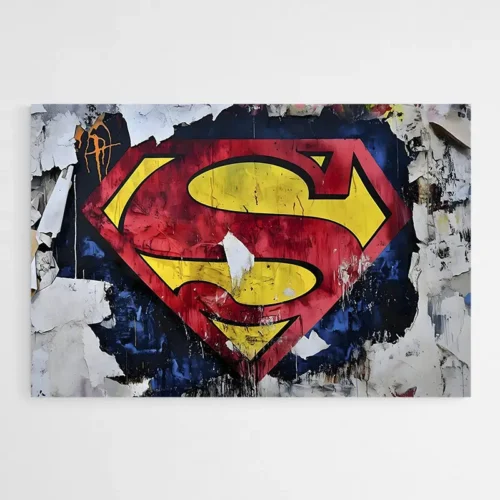 Tableau Street Art Superman
