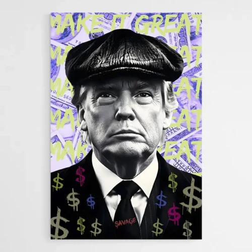 Tableau Street Art Trump