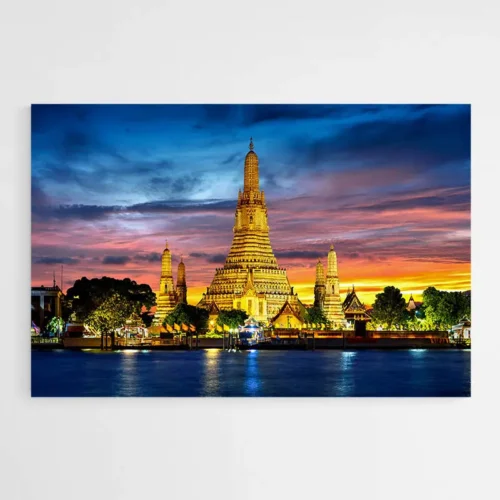 Tableau Temple Japonais dans les nuages