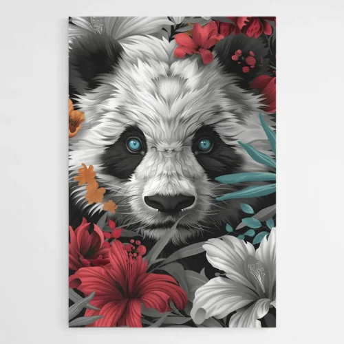 Tableau tête de panda