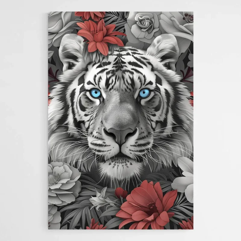 Tableau tête de tigre