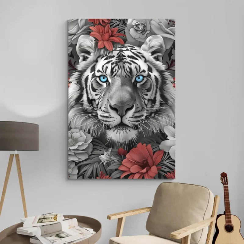 Tableau tête de tigre