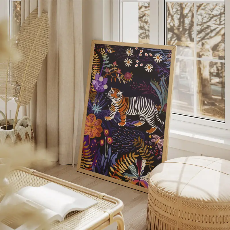 Tableau Tigre Colore