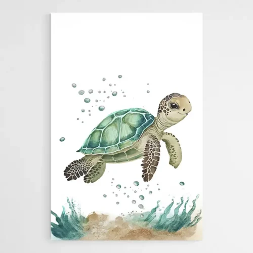 Tableau Tortue Chambre Enfant