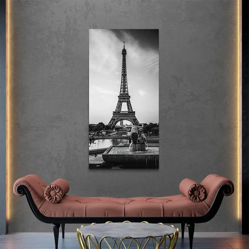 Tableau Tour Eiffel Noir et Blanc