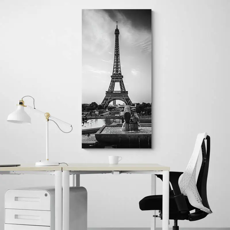 Tableau Tour Eiffel Noir et Blanc