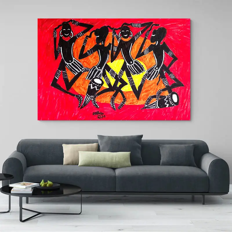 Tableau Tribu Africaine