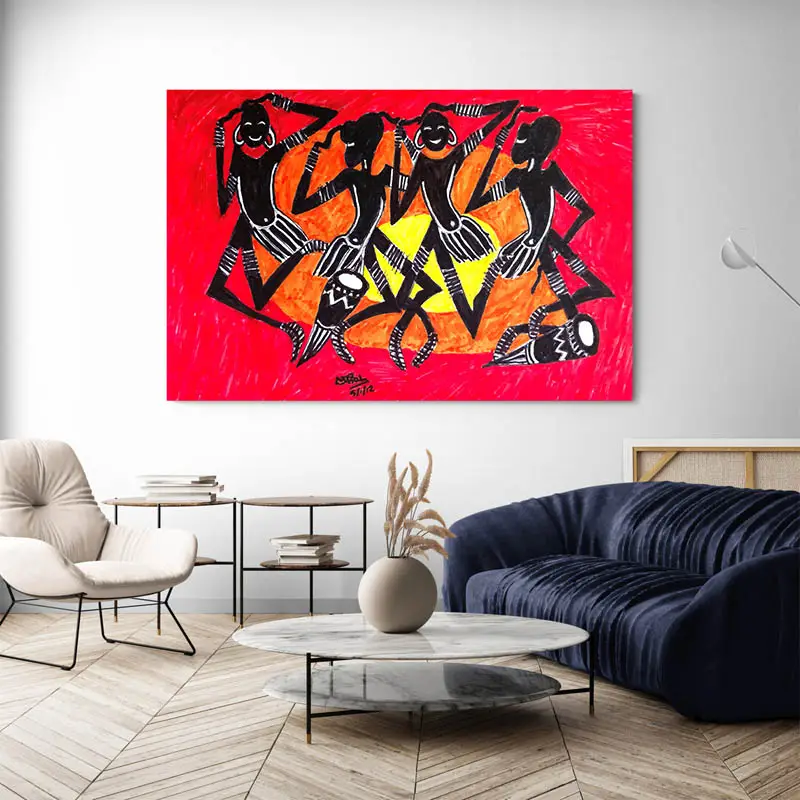Tableau Tribu Africaine