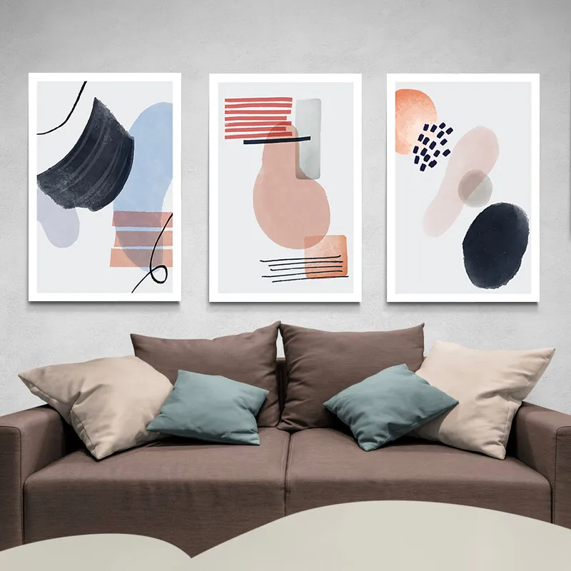 Tableau triptyque mural