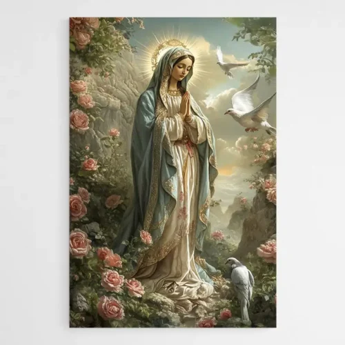 Tableau Vierge Marie Moderne