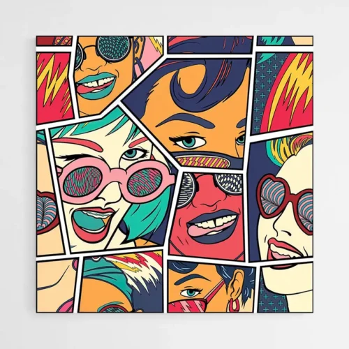 Tableau Vintage Pop Art