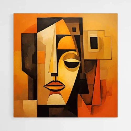 Tableau Visage Coloré